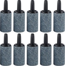 Pawfly Aquarium Air Stone 1 Inch, Fish Tank Aerator 10 PCS 1", Grey