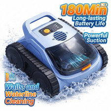 Robotic Pool Vacuum Robotic Pool Cleaner for Inground Pools 3 Cleaning Modes New