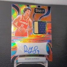 2024-25 Dyson Daniels Select Tye Dye Patch Autograph /25