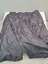 helly hansen packable rain pants work wear size L Black nylon waterproof