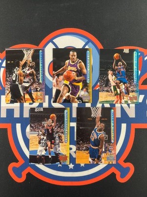 1996-97 Topps Stadium Club 5-Card Lot Excellent Ewing Finley Ceballos Hunter