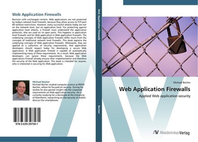 Web Application Firewalls Michael Becher