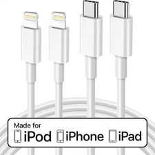 USB C to Lightning Cable 3FT 2Pack [Apple Mfi Certified], Power Delivery Ipho...