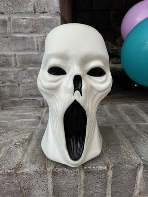 1999 Blowmold Halloween Ghost Scream Head Paper Magic Group Ghoul Yard  Vintage