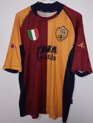Jersey Roma Kappa 2001 2002 XL ⚽️ | eBay