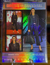2025 Panini Caitlin Clark Chronicled Dress for Success #62 Silver Holo Fever