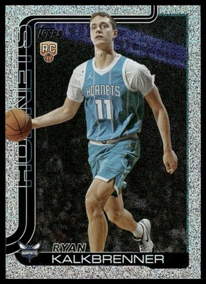 2025-26 Topps #234 Ryan Kalkbrenner RC Sandglitter Charlotte Hornets NM+