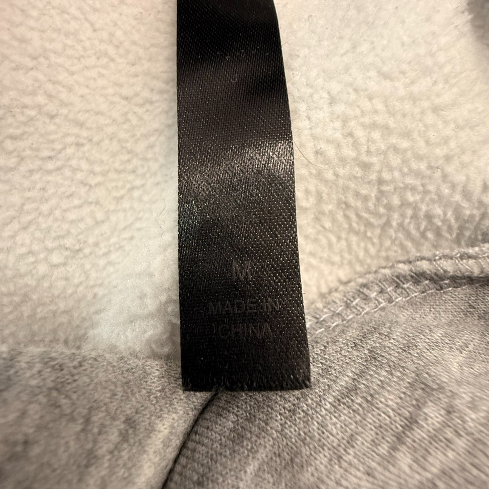 Fabletics Women's Size Medium Solid Gray Hoodie w… - image 3