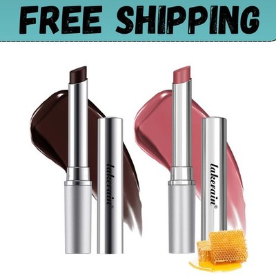 Honey Noir - Black Honey Lipstick for Women, Natural Glossy Pink Lips Balm, Nour