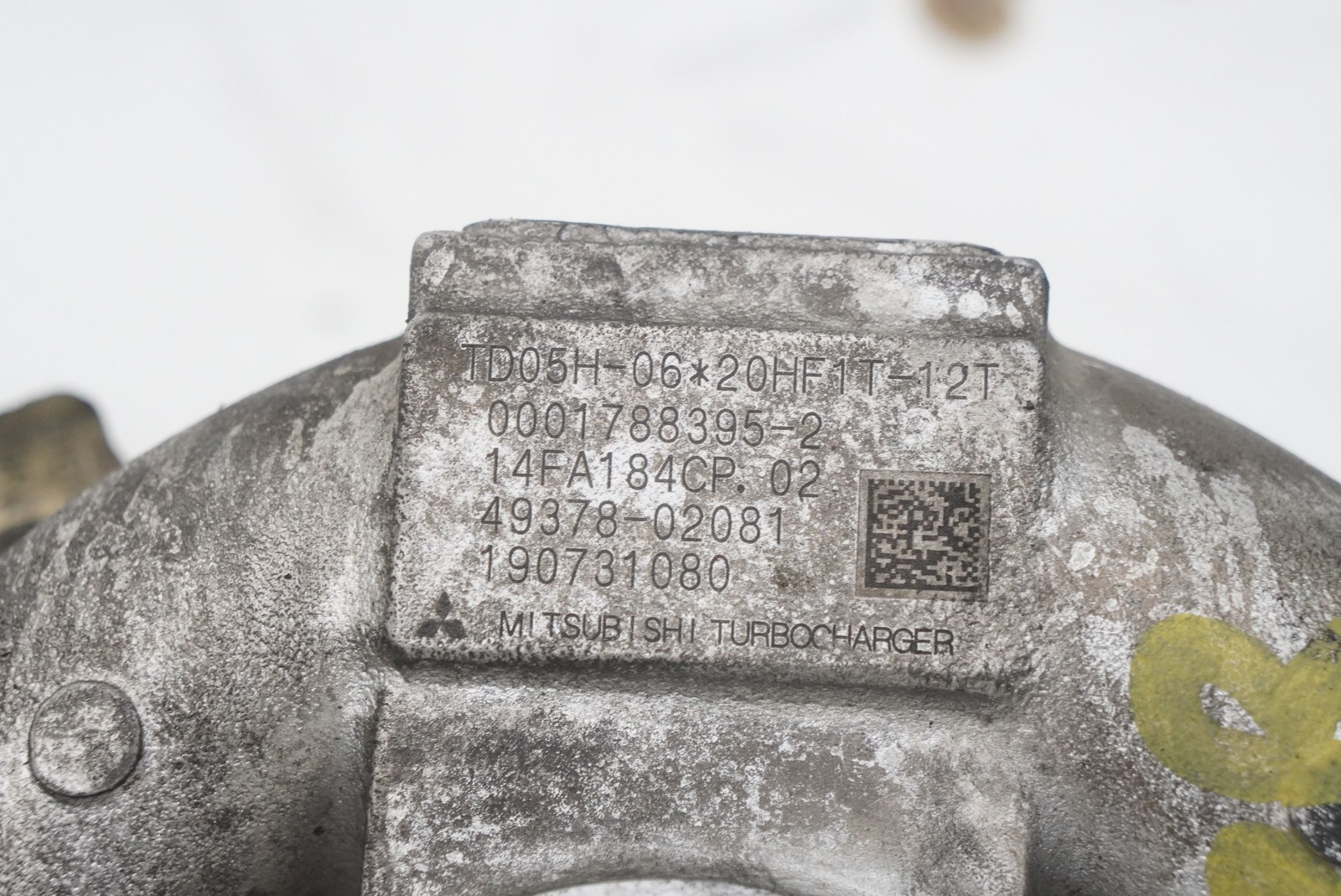 McLaren 720S 2020 Right Turbocharger P/N 14FA184CP