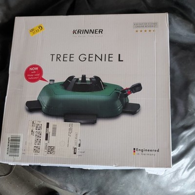 Krinner Tree Genie L Christmas Tree Stand W/ Water Level Indicator - New In Box