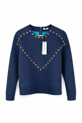 Authentisches *CLG* Versace Collection G34518 Sweatshirt mit Sternennieten   Small