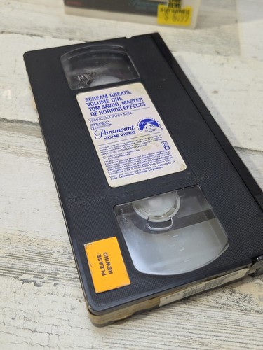 Scream Greats Vol. One 1 Tom Savini, Master of Horror Effects (1986) VHS Rental - Picture 2 of 6