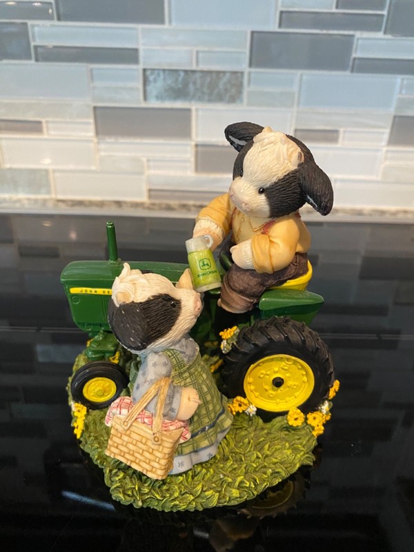 RARE marys moo moos "I Love To Take Care Of My Deere" 107919 John Deere Tractor