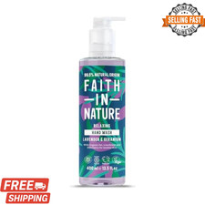 Image of Faith In Nature Natural Lavender And Geranium Hand Wash Nourishing Vegan And Cr
