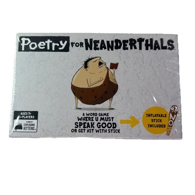 Poetry For Neanderthals Word Game Brand (New & Sealed) by Exploding Kittens NEW 
