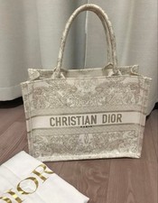 Christian Dior Women Bag Rare Tote M Size Limited Edition VHTF Elegant Style Tim