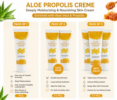 Aloe Propolis Creme 113g   Deep Moisturizing & Nourishing Skin Cream