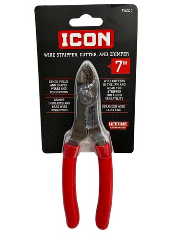 Icon PWCC-7 Wire Stripper, Cutter, And Crimper - 第 1/2 張圖片