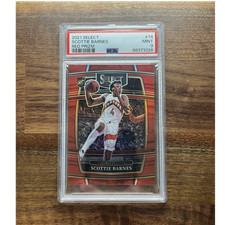 Panini 2021 Select Scottie Barnes Red Prizm Rookie PSA 9 Lot of 2 #74 Raptors