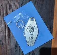 Another Dirty Room (ADR) Keychain Autographed by Dan Bell Motel Keyfob Silver 🤍