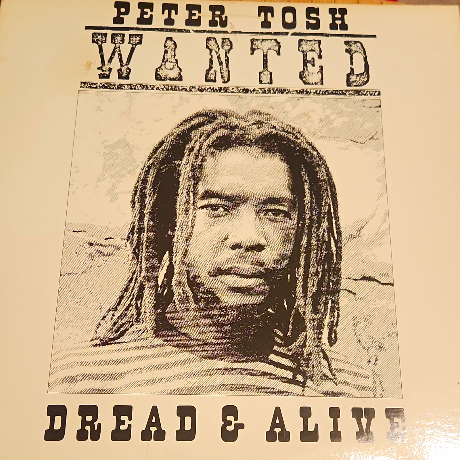 Peter Tosh Wanted Dread & Alive Vinyl LP 12" 1981 EMI America SO-17055