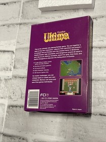Ultima Exodus (Nintendo) NES CIB Complete In Box Original Game - Tested Vintage