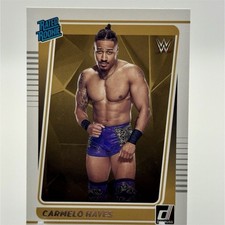 Panini 2022 Chronicles WWE Donruss Rated Rookie Carmelo Hayes #111