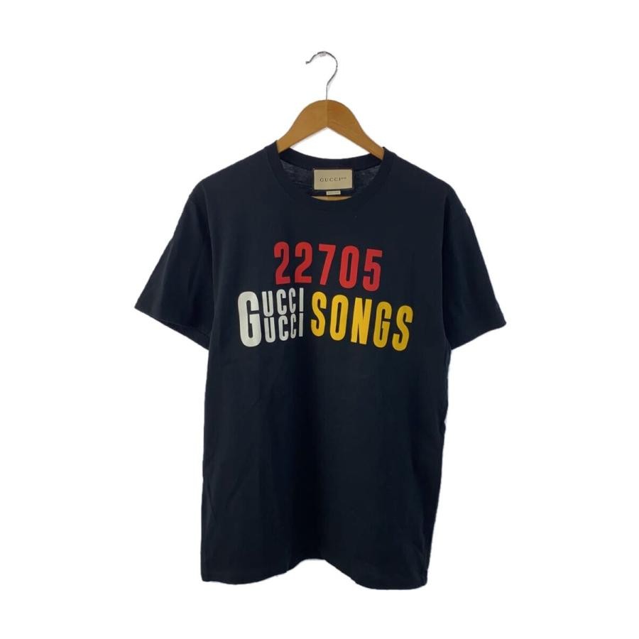 GUCCI The R Music Cotton T-Shirt 22705 GUCCI SONGS Men's Luxury Brand Size 34US