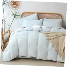 Duvet Cover King Size Glacier King 104" x 90" Glacier Blue No Comforter 