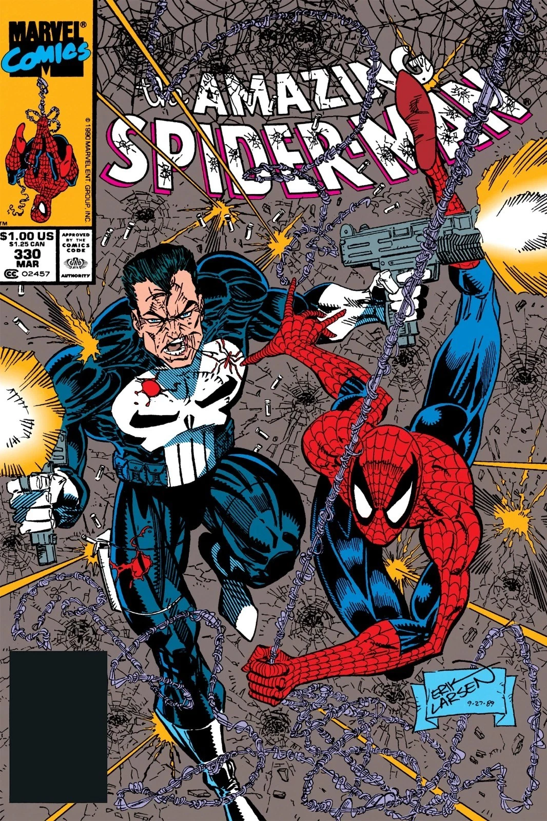 The Amazing Spider-Man 330 Comic Book The Punisher Poster print 16"x24" wall art
Opens in a new wind