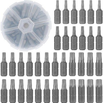 Torx Bit Set 36 Stück T10 T15 T20 T25 T30 T40 Schraubendreher Bits Werkzeug