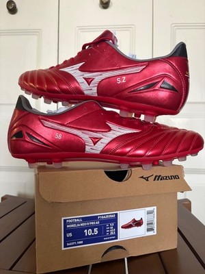 Mizuno Morelia Neo IV Pro AG Aurum -/White/Red EU 44/UK 9.5/US 10.5