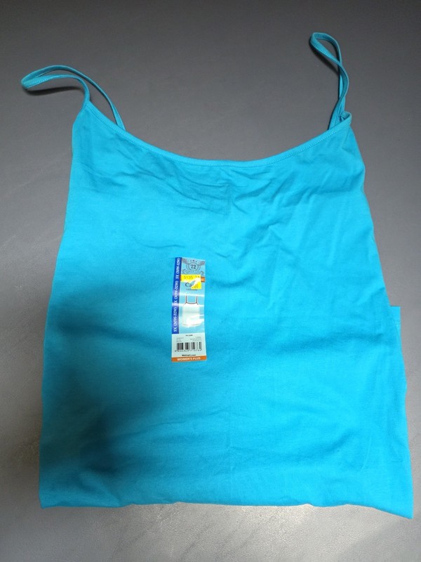 New Faded Glory Aqua Blue Tank Top 5xl