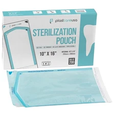 2000 Packs 10" x 16" Self-Sealing Sterilization Pouches For Autoclave