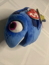 TY SPARKLE FINDING DORY Nemo Disney Beanie Babies Plush Stuffed Animal Blue Fish