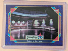 2025 Topps Disneyland 70th Anniversary Rocket to the Moon Then & Now 54 Purple