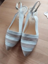 Tiggers Damen Pumps Gr 42 Weß/Beige Echt Leder Top Zustand. Neu