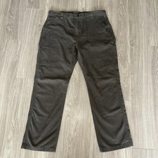 Carhartt B324 DFE Gray Canvas Carpenter Pant Men 38x32 Relaxed Fit Work Utility