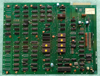 VINTAGE 1970's ARCADE PCB VIDEO GAME PART CRUSH ROLLER SUPER BUG #008152