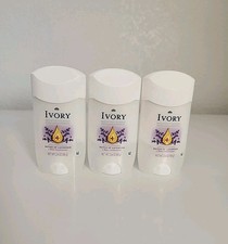 3 PACK Ivory Gentle 24HR Deodorant Notes of Lavender Discontinued