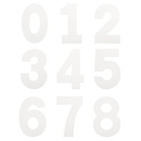 "9\" Kunststoff-Zahlen-Schablonen-Set 0-8 Adressnummer Schablonen Vorlagen"
