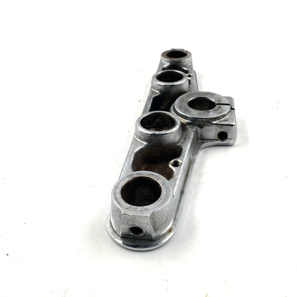 Abrazadera de árbol triple superior cromada 87-17 Softail Heritage Fatboy fabricante de equipos originales Harley 45456-86 Foto 3 de 4