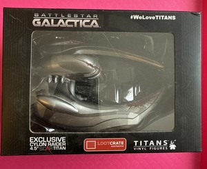 Battlestar Galactica Loot Crate Exclusive Cylon Raider 4.5" Scar Titan NIB