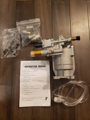 #ad JT098 22 Tool Daily 3 4quot; Shaft Horizontal Pressure Washer Pump Replacement $39.99