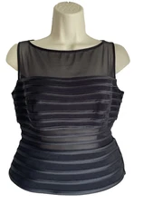 CACHE Top Corset 10 Black Evening Special Occasion Structured Made in Canada