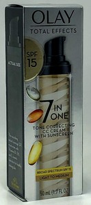 olay total effects tone correcting cc cream spf 15