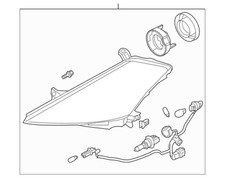 -Scheinwerfer links für Nissan Murano Z50 2002-2007