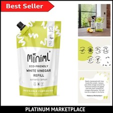 Eco-Friendly 1L Lemon-Scented White Vinegar Cleaner - All Natural & Effective 9.99 per litre