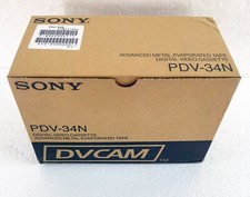 10 SONY PDV-34N PROFESSIONAL DVCAM VIDEO TAPES MADE IN JAPAN